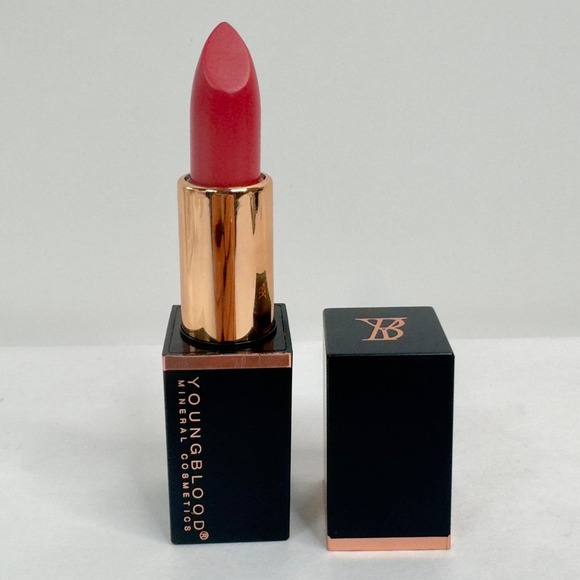 Youngblood Mineral Cosmetics Lipstick Rosewater Full Size‎ Makeup Beauty Lips - Picture 2 of 12